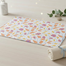 Illustrated Pastel Flowers & Leaves