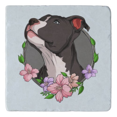 Illustrated Pit Bull Terroir Trivet