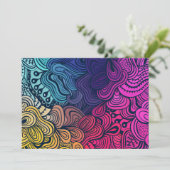 Illustrated Psychedelic Floral Pattern (Standing Front)