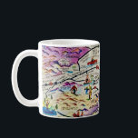 Illustrated Retro Palm Springs Map Mug<br><div class="desc">A very colorful retro postcard greetings from Palm Springs,  California repurposed! You can reposition the postcard on the mug if you wish or simply purchase it as is.</div>