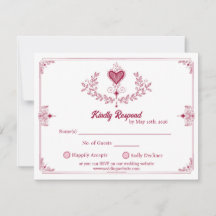 Illustrated RSVP Card