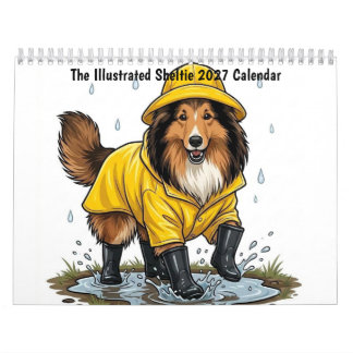 Illustrated Sheltie Calendar