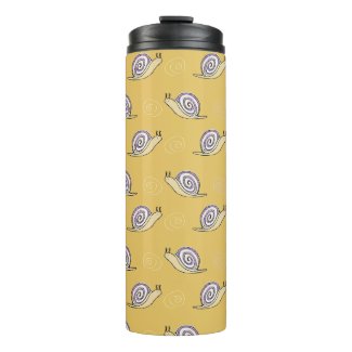 Illustrated Snails and Swirls Pattern