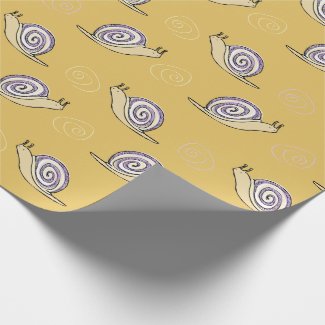 Illustrated Snails and Swirls Pattern