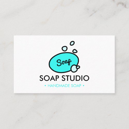 Illustrated soap business card
