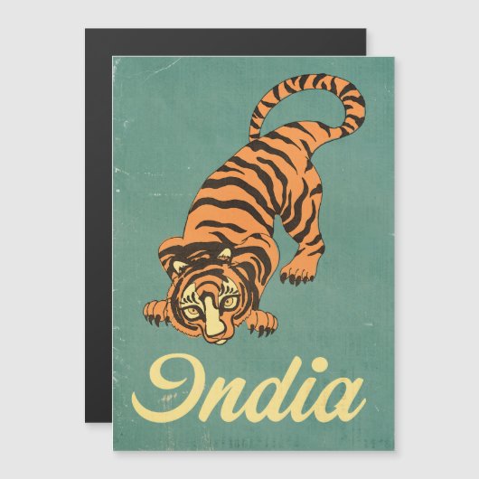Illustrated Travel map Of India (Front/Back)
