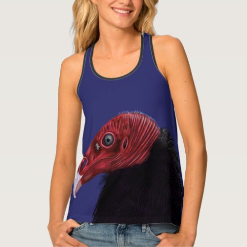 Illustrated Turkey Vulture Tank Top