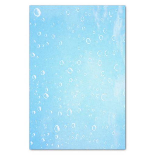 Illustrated Water Bubbles Tissue Paper Zazzle