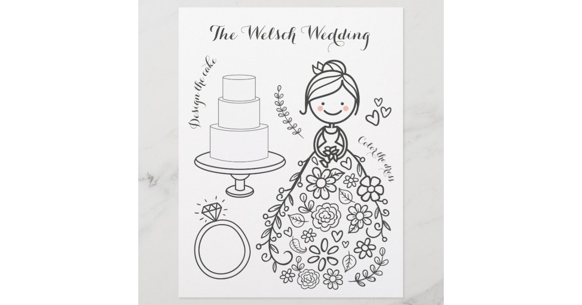 wedding activity pages