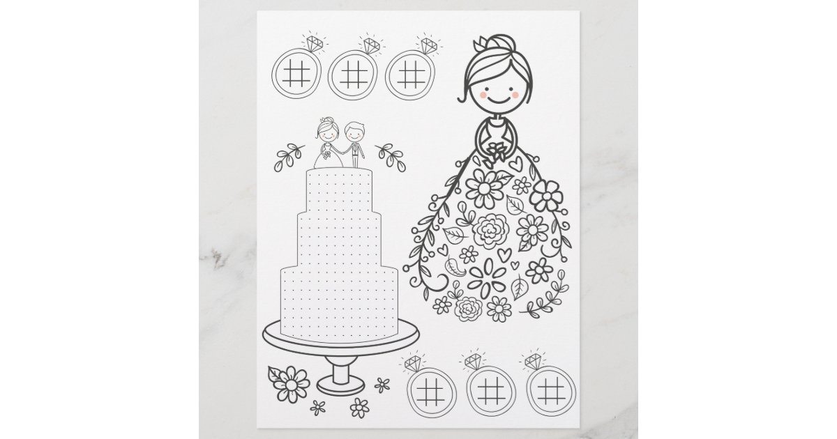 wedding activity pages