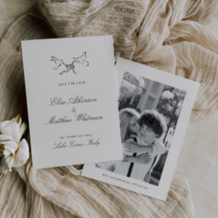 Illustrated Whimsical Wedding  Save The Date