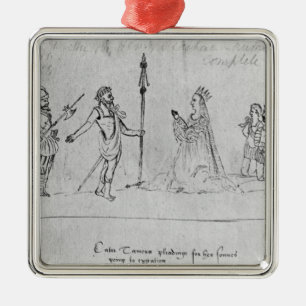 Illustration Andronicus, by William Metal Ornament