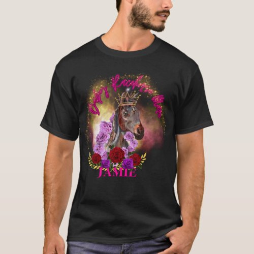 illustration BRHM JAMIE GLITTER BLING AND A CROWN  T_Shirt