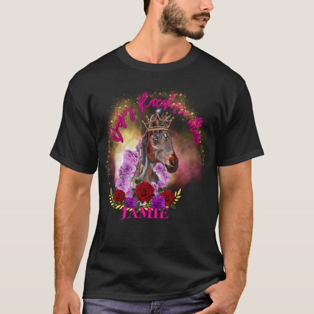 illustration BRHM JAMIE GLITTER BLING AND A CROWN  T-Shirt (Front)