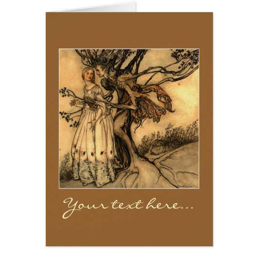 Illustration by Arthur Rackham Cards (Front)