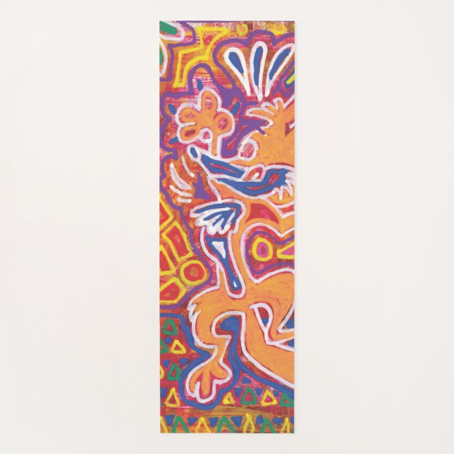 Illustration by Mola2 Yoga Mat (Front)