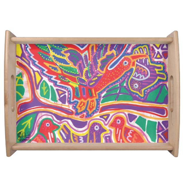 Illustration by Mola3 Serving Tray (Front)