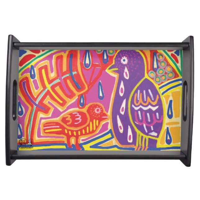 Illustration by Mola5 Serving Tray (Front)