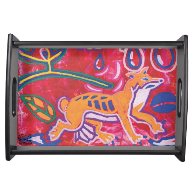 Illustration by Mola6 Serving Tray (Front)