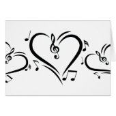 Illustration Clef Love Music (Front Horizontal)