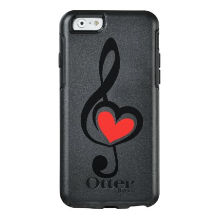 Illustration Clef Love Music Otterbox Iphone 6/6s Case