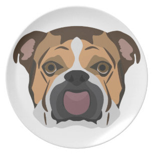 English Bulldog Plates | Zazzle English Bulldog Plates | Zazzle