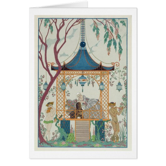 Illustration for 'Fetes Galantes' by Paul Verlaine (Front)