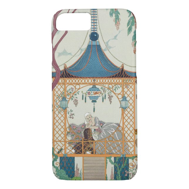 Illustration for 'Fetes Galantes' by Paul Verlaine Case-Mate iPhone Case (Back)