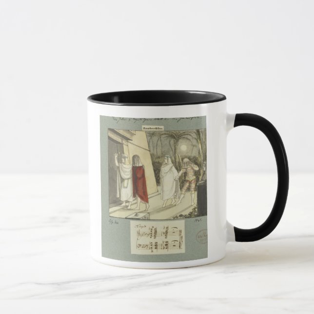 Illustration for Mozart's 'The Magic Flute', 1845 Mug (Right)