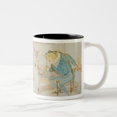 Illustration from A Frog He Would a Wooing Go Two_Tone Coffee Mug