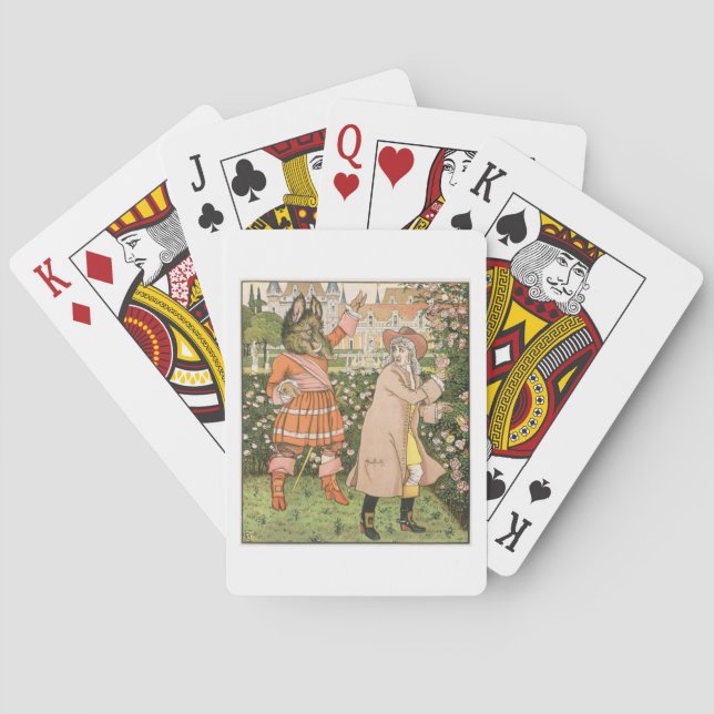 Illustration from Beauty and the Beast, 1901 (colo Poker Cards (Back)
