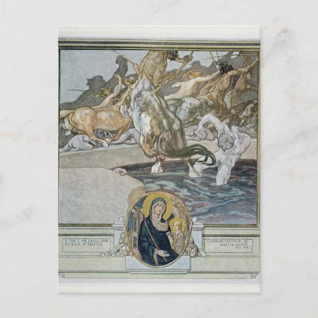 Illustration from Dante's 'Divine Comedy' Postcard (Front)