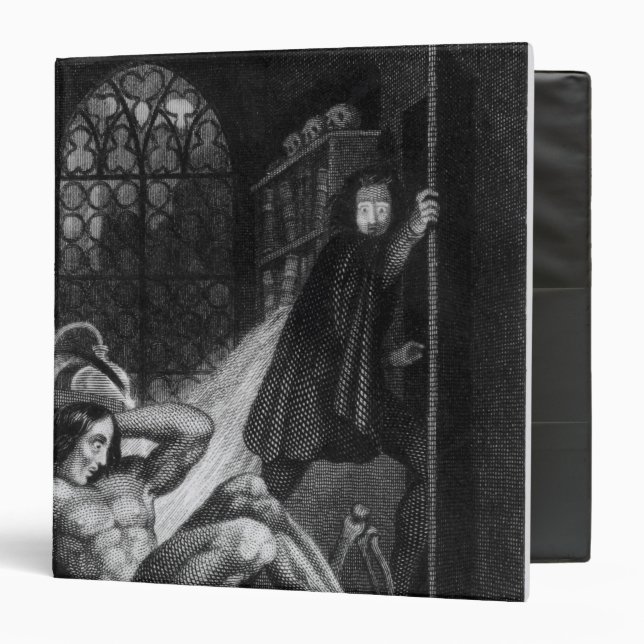 Illustration from 'Frankenstein' Binder (Front/Inside)