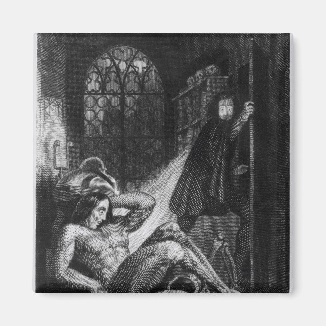 Illustration from 'Frankenstein' Magnet (Front)