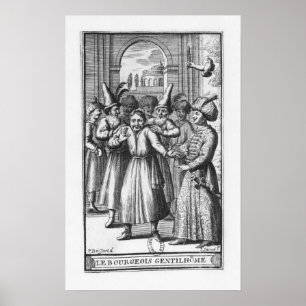 Illustration from 'Le Bourgeois Gentilhomme' Poster