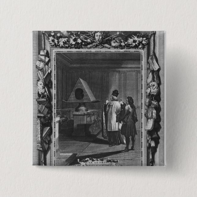 Illustration from 'Le Lutrin' by Nicolas Button (Front)