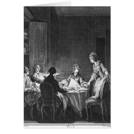 Illustration from 'L'Emile' Cards (Front)