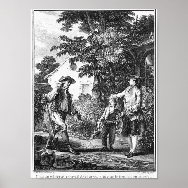 Illustration from 'L'Emile' Poster (Front)