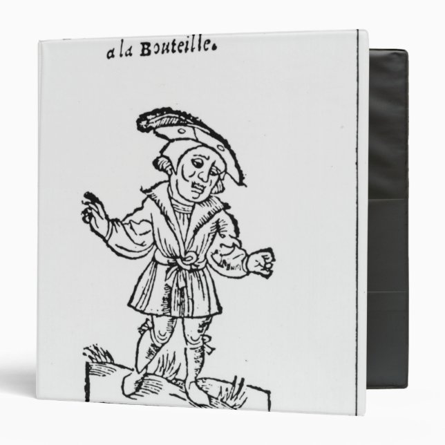 Illustration from 'Pantagruel' 3 Ring Binder (Front/Inside)