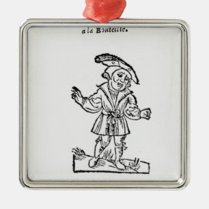 Illustration from 'Pantagruel' Metal Ornament