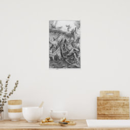 Illustration from 'The Aeneid' by Virgil Poster | Zazzle