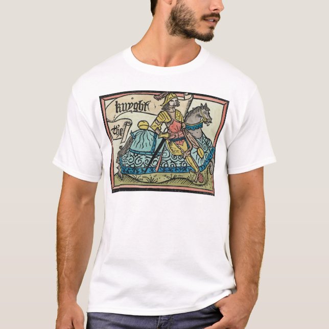 Illustration from 'The Canterbury Tales' T-Shirt (Front)