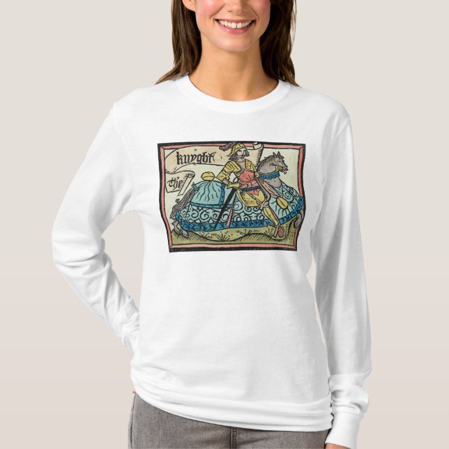 Illustration from 'The Canterbury Tales' T-Shirt (Front)