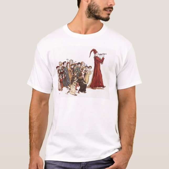 Illustration from The Pied Piper of Hamelin Book T-Shirt (Front)