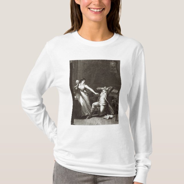 Illustration from 'The Sorrows of Werther' T-Shirt (Front)