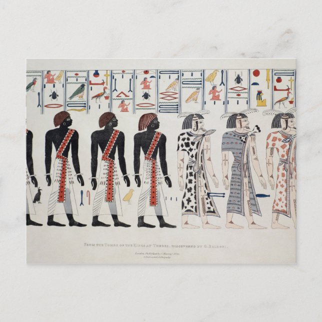 Illustration from the Tombs of the Kings at Postcard (Front)