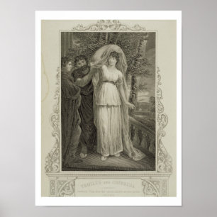 Illustration from 'Troilus and Cressida', Act III, Poster