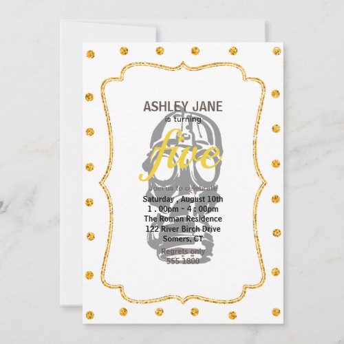 illustration hand drawn of sketch Gas mask Invitation