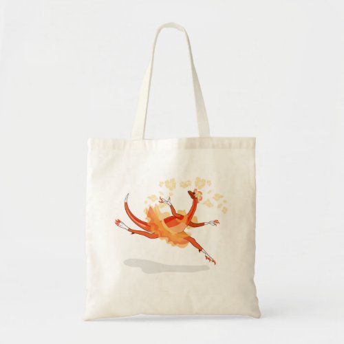 Illustration Of A Ballerina Dancing Raptor 2 Tote Bag