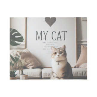 Illustration of a Cat Gallery Wrap